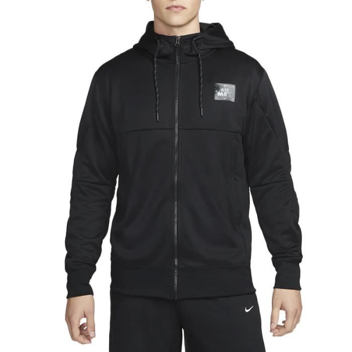 Veste de survetement Nike Sportswear Air Max Homme Noir Manches longues Respirant Noir Cdiscount Pret a Porter