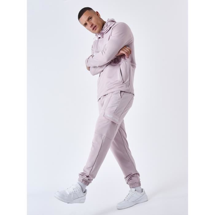 Bas de Jogging style Cargo uni - Homme - PROJECT X PARIS - Rose - Fitness - Respirant Bas de Jogging style Cargo uni - Homme - PROJECT X PARIS - Rose - Fitness - Respirant