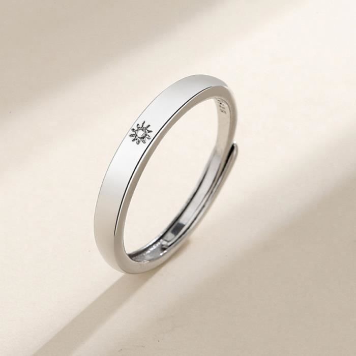 Bague Ouverte En Argent Massif Pour Homme - Design Et Contemporaine