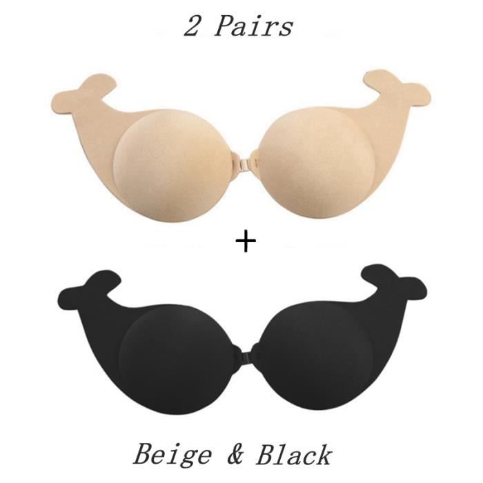 Soutien-gorge Adhésif Invisible Sans Bretelles - Gel Silicone Push-up - Taille B