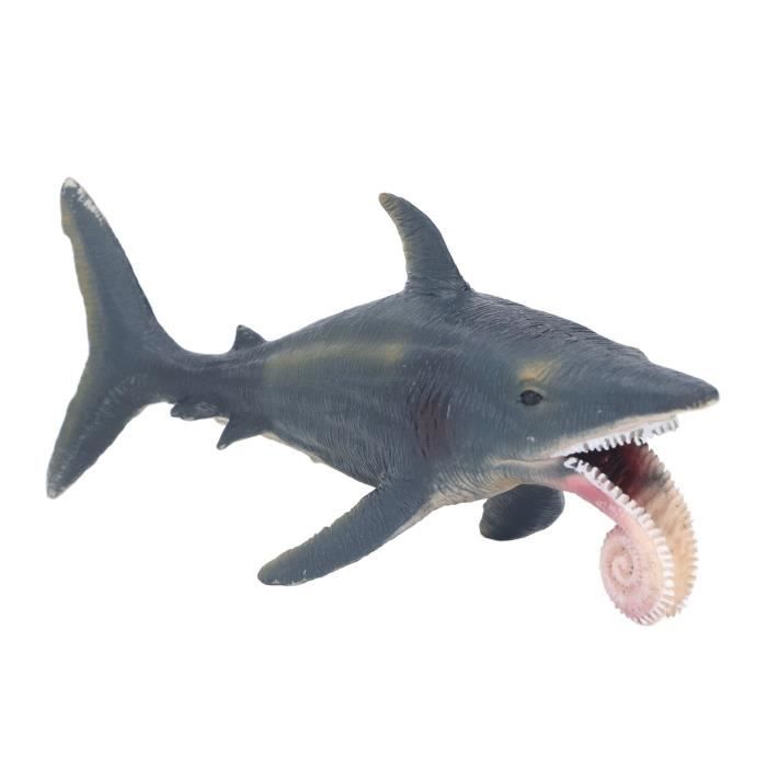 Grand Modèle De Requin Mégalodon – 27 Cm, Réaliste, Peint à La Main – Cadeau Collectionneur Dès 14 Ans