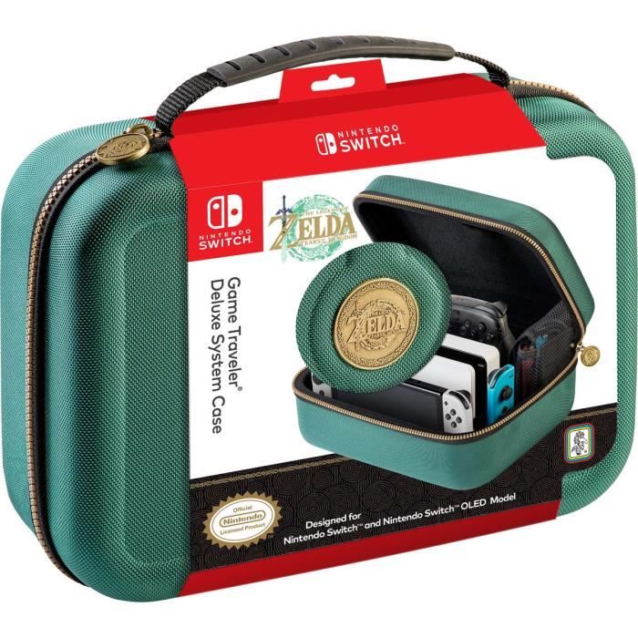 Etui de luxe vert Zelda pour Nintendo Switch NNS61G