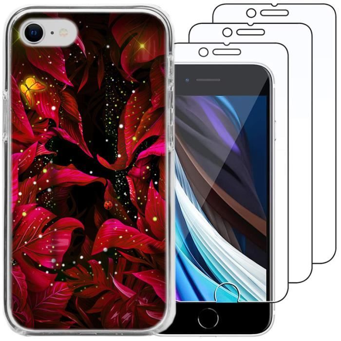 2 Custodie Silicone Per IPhone 8/7/SE 2022/2020 Con Stella - Morbide E Antiurto - 3