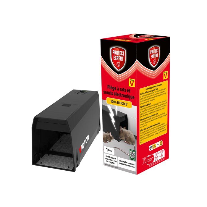 Piège à rat électronique - RASOUTRAPN - Rapide - Précis - Facile à utiliser