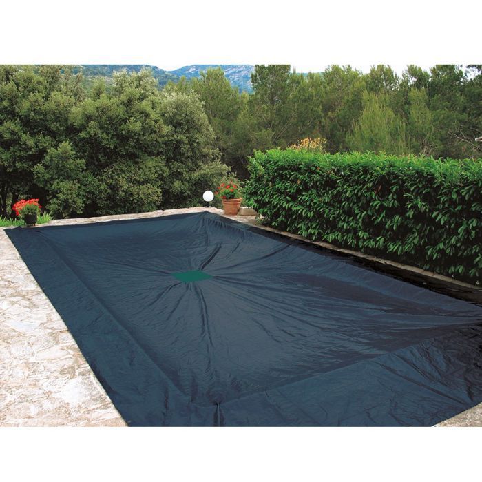 Bâche Piscine Ronde 4.5m - Housse Protection Imperméable UV - Bâche Polyéthylène Transparente Piscine Hors Sol