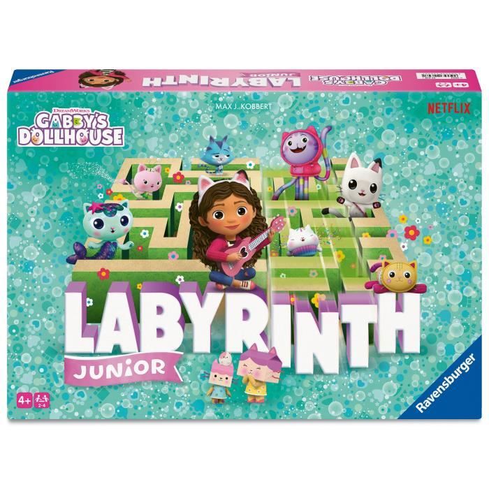 Jeu De Société Labyrinthe Junior Ravensburger – Version Gabby Et La Maison Magique