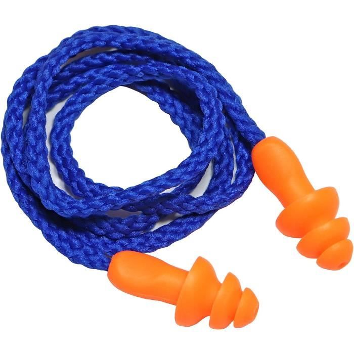 Lot De 4 Paires De Bouchons D'oreilles En Silicone Souple – Pour Piscine, Douche, Surf Et Plongée