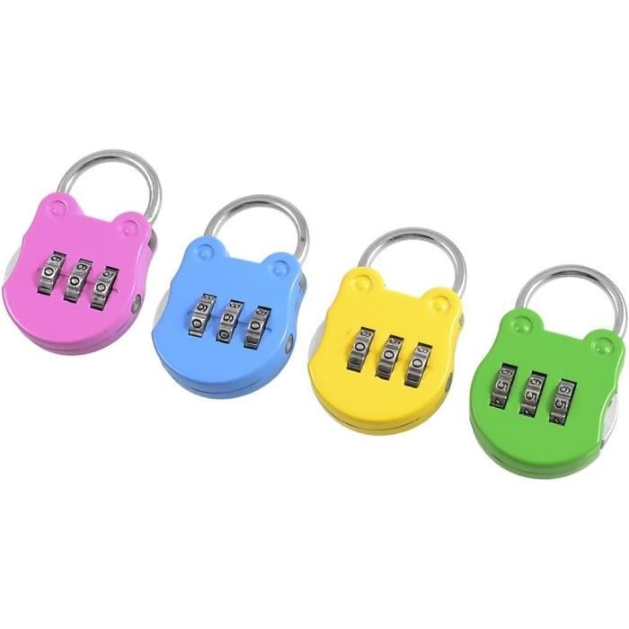 Serrure - Barillet,Serrure à Combinaison Pratique à 4 Chiffres Avec Mot De Passe, Cadenas