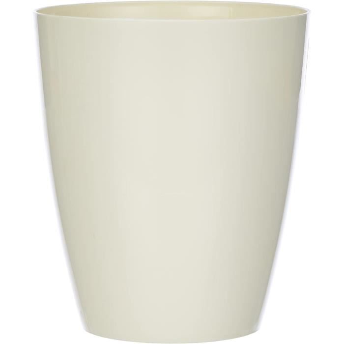 Pot à Orchidées Vimin Box En Terre Cuite - Blanc Et Or Avec Phénix Doré - Taille M - Fait Main