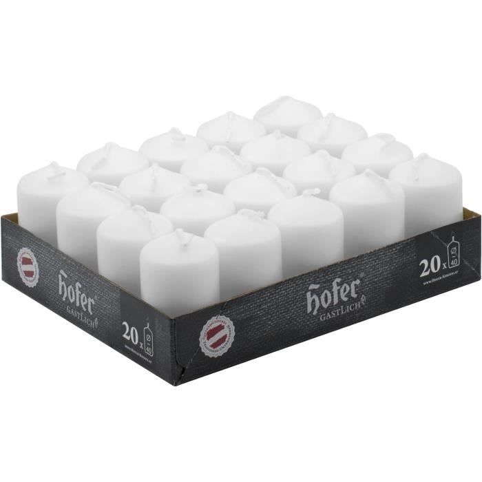 Bougies De Survie 30h – Lot De 6 Bougies D'urgence Longue Durée, Sans Fumée Ni Odeur, Coupe-vent – Idéal Pour Pannes De Courant, Camping Et Catastrophes