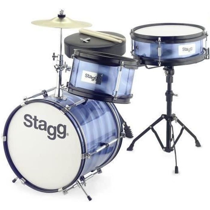 STAGG Batterie junior complète 8/ 10/ 12 avec accessoires - Cdiscount  Instruments de musique