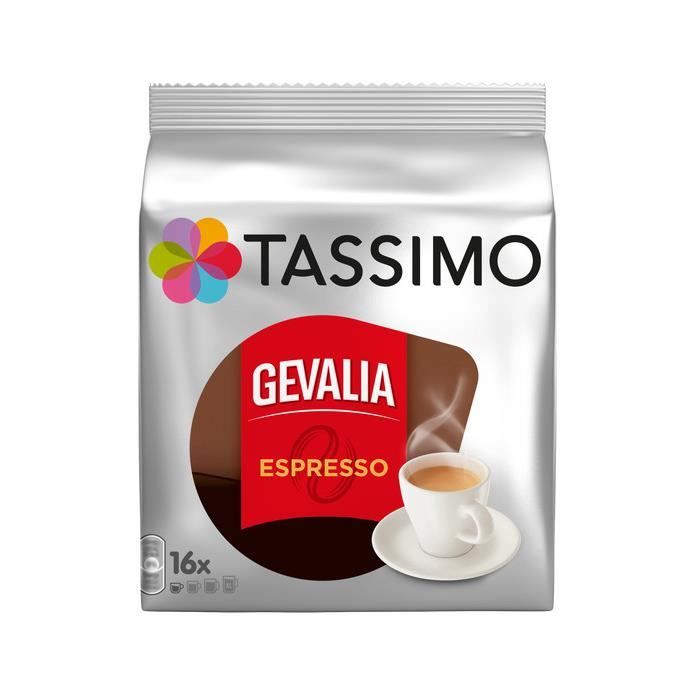 TASSIMO Gevalia Espresso café, dosettes à café souples, TDiscs
