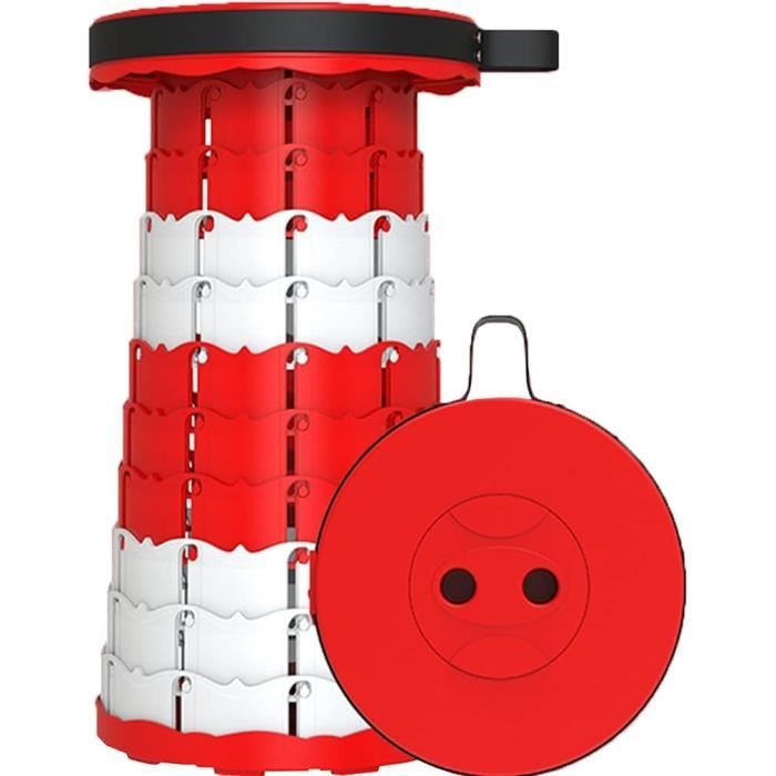 Tabouret Télescopique Portable Hesanzol 2e Génération – Pliable, Réglable De 6,3 à 45 Cm, Charge Max 220 Kg