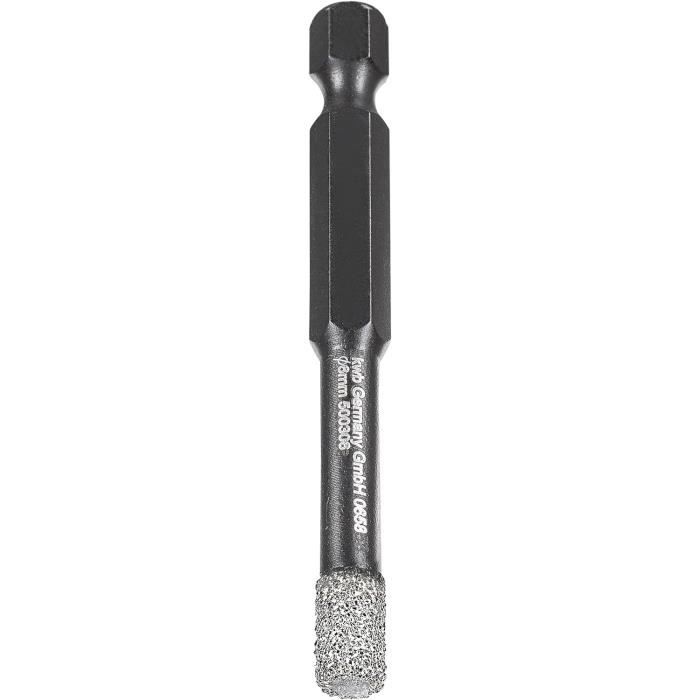 Kit De Forets Diamant Et Carbure 12 Pièces - Pour Carrelage, Porcelaine, Marbre - Tailles 5 à 16mm - 6