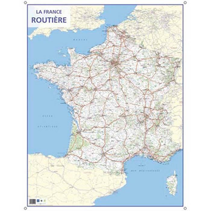 Carte murale routière France Michelin