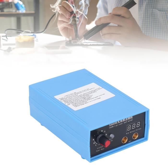 Soudeuse Par Points Portable Ticfox | Pour Batteries 18650, 6 Niveaux Réglables, Idéale Bricolage