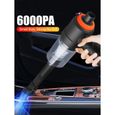 6000Pa Mini Aspirateur à Main sans Fil,Aspirateur de Voiture Portable -Sec pour Voiture, Maison, Bureau-1