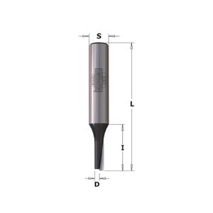 Fraise CMT 174.082.11 Pour Pantographe - Diamètre 8 Mm, Longueur 40/90 Mm, Usage Professionnel Bois, CNC - 12