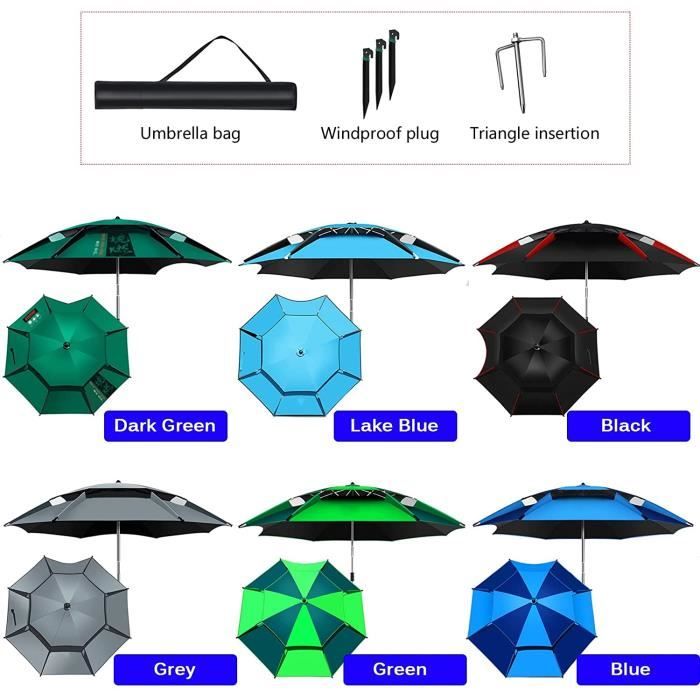 Parapluie De Pêche, Abri Solaire Pour Tente De Plage - Abri Parapluie Pour Le Soleil | Accessoires De Parapluie De Pêche Semi-circulaire Imperméables, Tissu Entourant Le Parasol De Pêche Avec Protecti