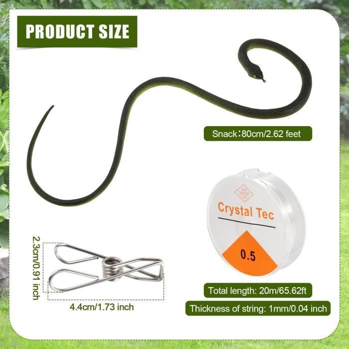 FAUX SERPENT REALISTE Qui Bouge Jouet Plastique Simulé Enfant EUR 13,89