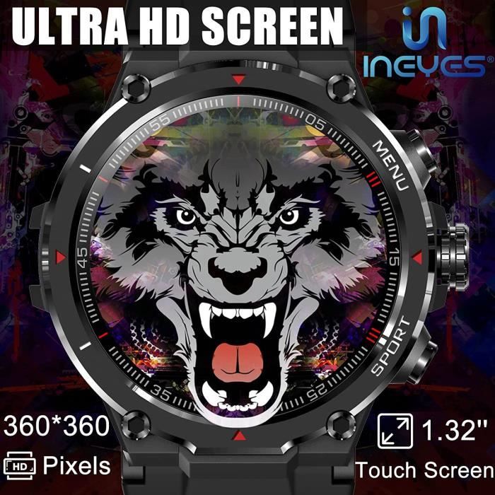 Montre connectée outlet axial