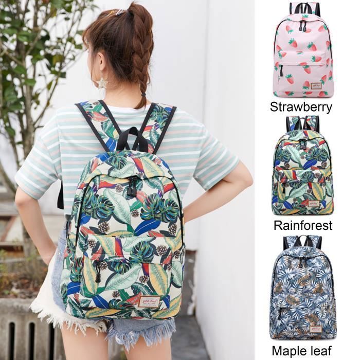 Sac a dos on sale college fille 3 compartiments