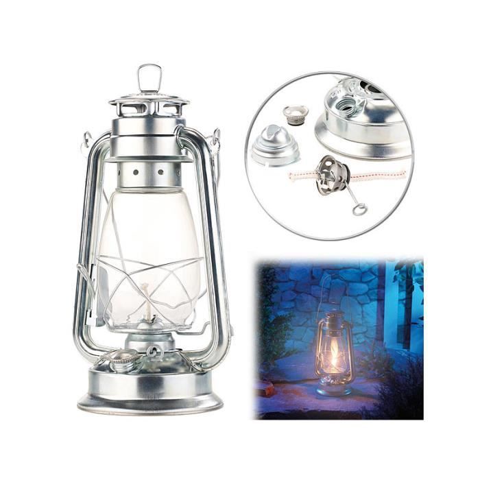 Lot De 2 Lampes à Pétrole Feu Arrière De Poisson Rétro Vert 20cm Pour