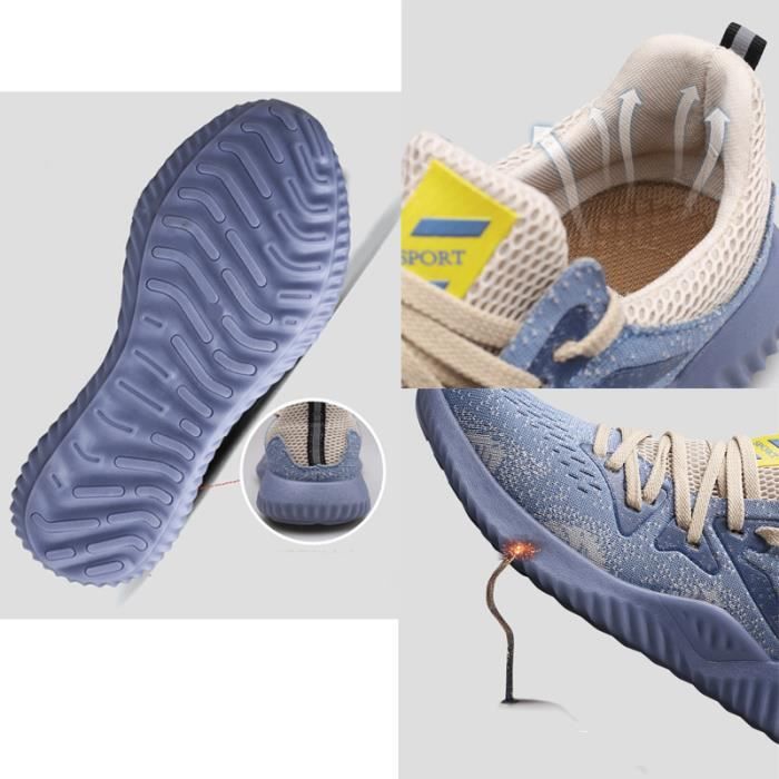 Chaussures De Sécurité Unisexe BINBINNIAO - Anti-Choc, Anti-Percement Et Imperméables