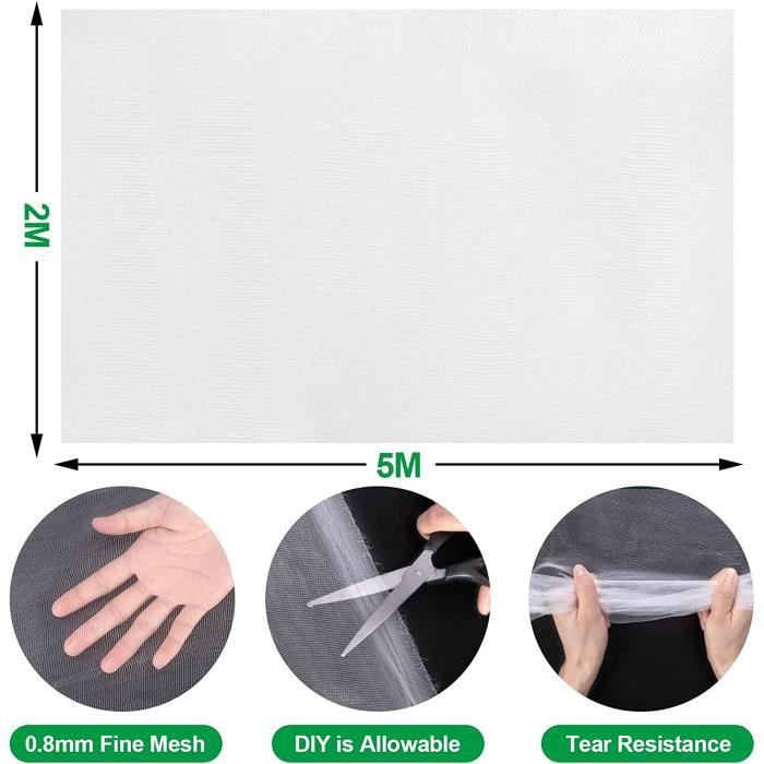 Hywean 2Mx5M Filet Anti cte O aux Filet Jardin Filet de Protection en ...