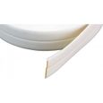 Plinthe pliable PVC blanc, flexible, adhésive, 25 mètres-2