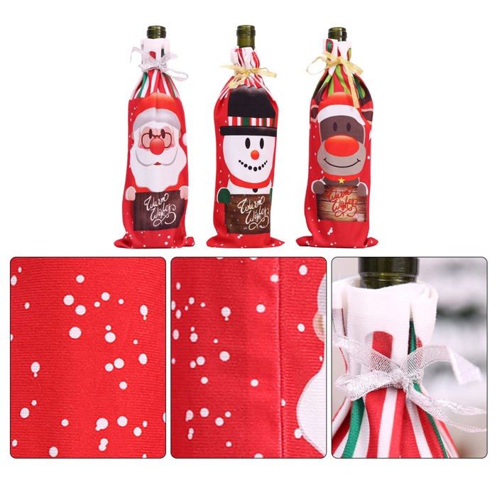Housse de décoration de porte d'entrée de Noël en tissu élastique avec élastique, décoration de porte d'entrée de Noël en tissu élastique (B