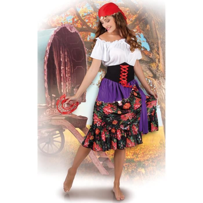 Costume De Dolor s La Boh mienne OIBKR Rouge Cdiscount Pr t Porter