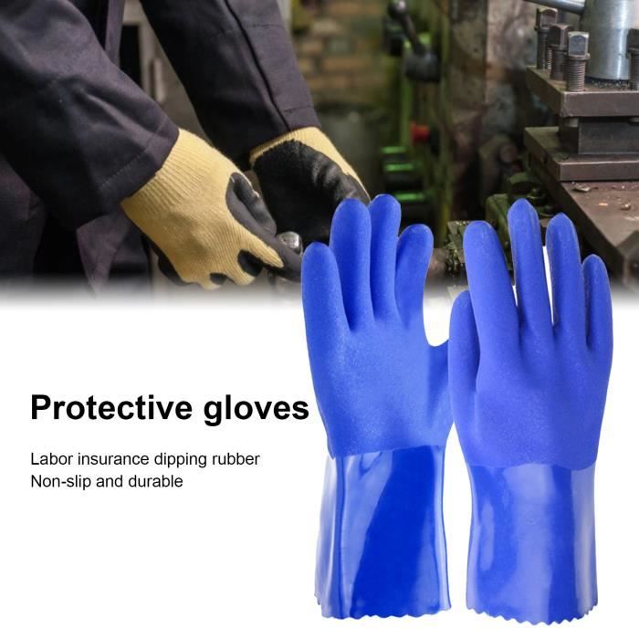 2 Paires Gants Jardinage Nitrile LANON - Taille L - Antidérapants