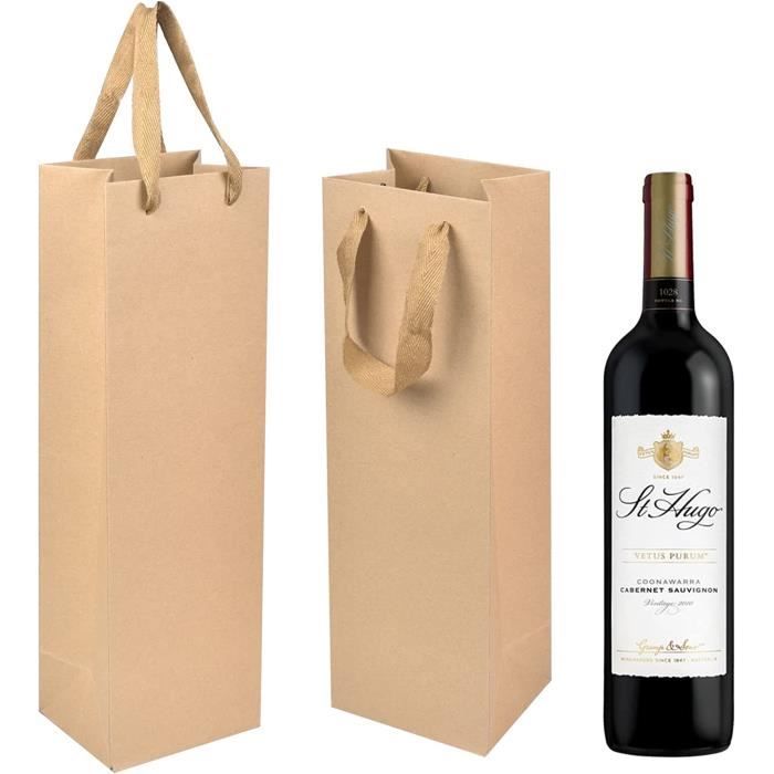 Pochette best sale cadeau bouteille