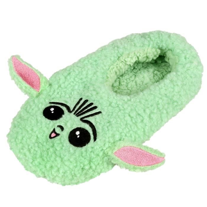 Peluche Chausson Yoda Adulte Chaussons Slip-on Femme Star Wars