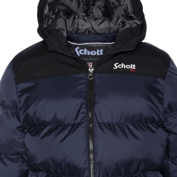Doudoune schott bleu on sale marine