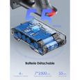 HONITURE-Aspirateur Balai sans Fil-36000Pa-Autonomie 55 min-Grande capacité 1,2 L -5 Vitesses-Ecran Tactile-Brosse LED-3