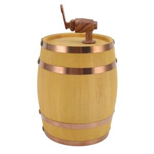 Tonneau En Bois De Pin, De 5 Litres, Avec Tréteau Et | FindTheDeal