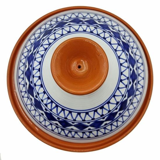 Tajine Pentola Terracotta Piatto Etnico Marocchino Tunisino L 27cm 3010201101 