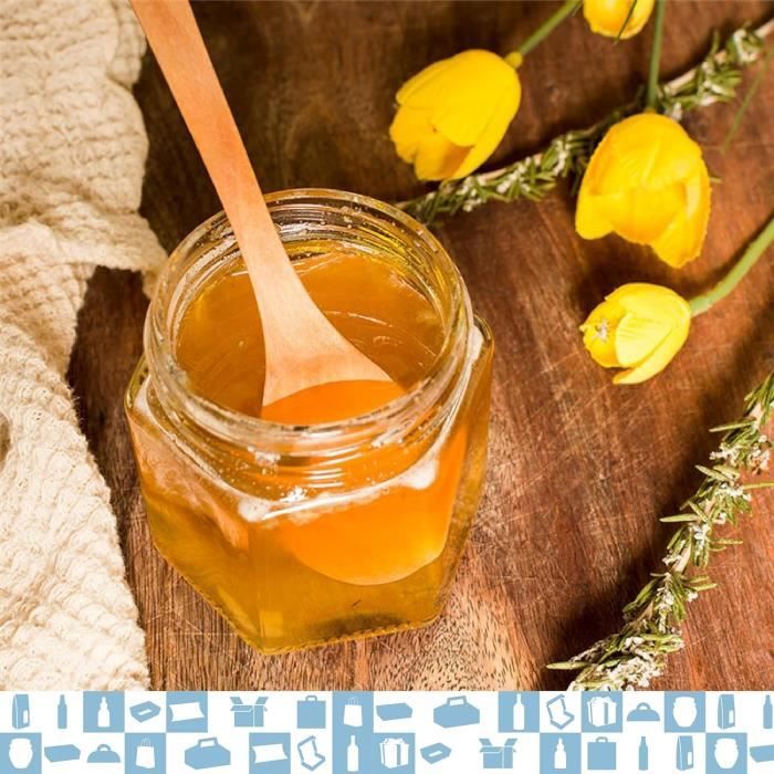 Lot De 8 Mini Bocaux Mason En Verre De 118 Ml Avec Couvercles