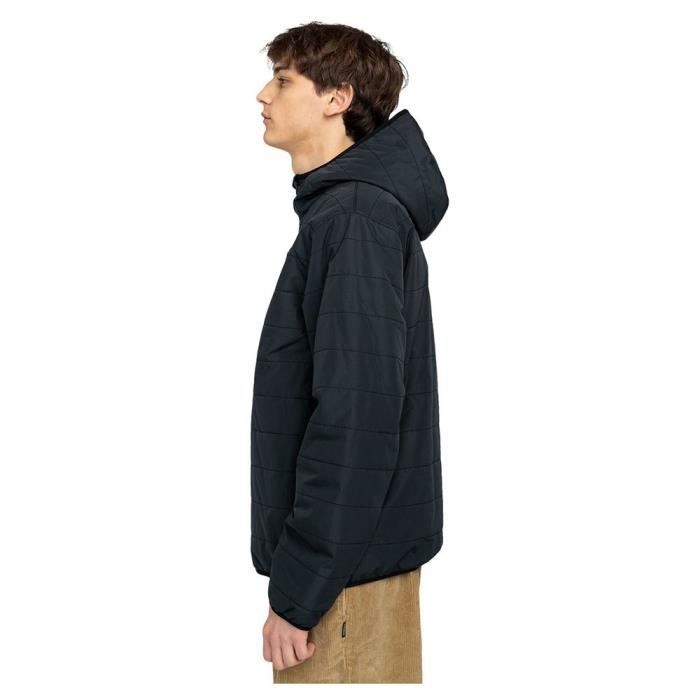 Parka homme multi-poches à capuche kaki