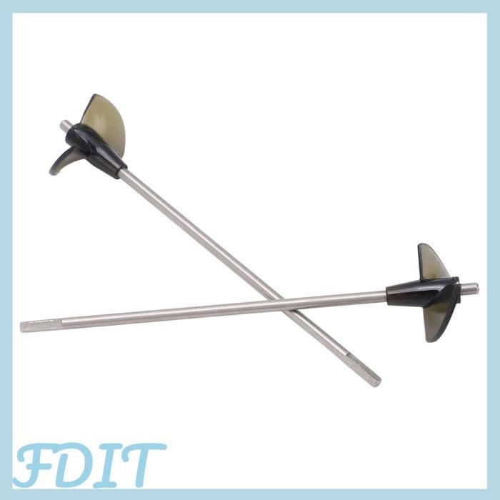 Folany Hélice RC, accessoires RC noirs, 4 pales 4 x 60 mm pour bateau sous-marin RC, remplacement de l'ancienne pièce pour arbre de 4 mm