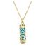 Les Poulettes Bijoux Pendentif Plaqu/é Or Rayon de Soleil et Strass