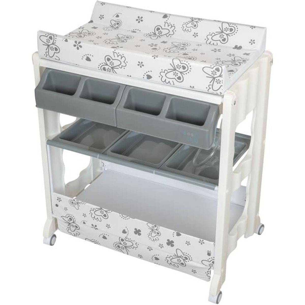 Matelas Commode Bébé Meuble 11 décors différents ModèleAstronaut IB-Style Table à langer avec baignoireà roullettes 