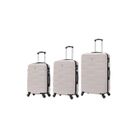 CELIMS FRANCE Set de Valise 3 Pièces | Valise CELIMS AeroWave | Cabine + Moyenne + Grande | Ultra-Résistant | Roues 360 | Cadenas | Gris