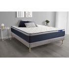 ACTISOM Ensemble matelas Mémoire de forme ACTIMEMO MAX 200x200 cm Maxi épaisseur 7zones de confort + sommier