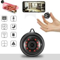Mini Enregistreur de Caméra Sans Fil Wifi 1080p HD - Lien de Sécurité - Vision Nocturne 15m