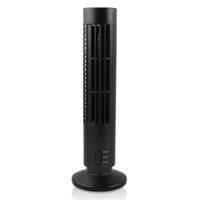 TD® Fan USB Climatisation ventilateur vertical pyramide Mini Bladeless - noir
