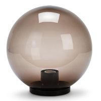 Lampion D'exterieur - Lanterne D'exterieur - Sphère d'extérieur en PMMA, 200mm, E27, fumée