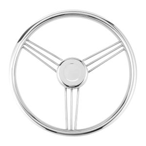 Dioche Volant De Bateau 11 Pouces – Acier Inoxydable 304, 5 Rayons, Poignée Mousse, Compatible Arbre 3/4″
